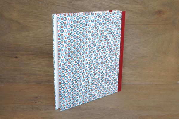 Handgemachter Ordner A4 mit italienischem Buntpapier